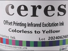 Offset Infrared Excitation Ink Warna Kuning Dan Hijau