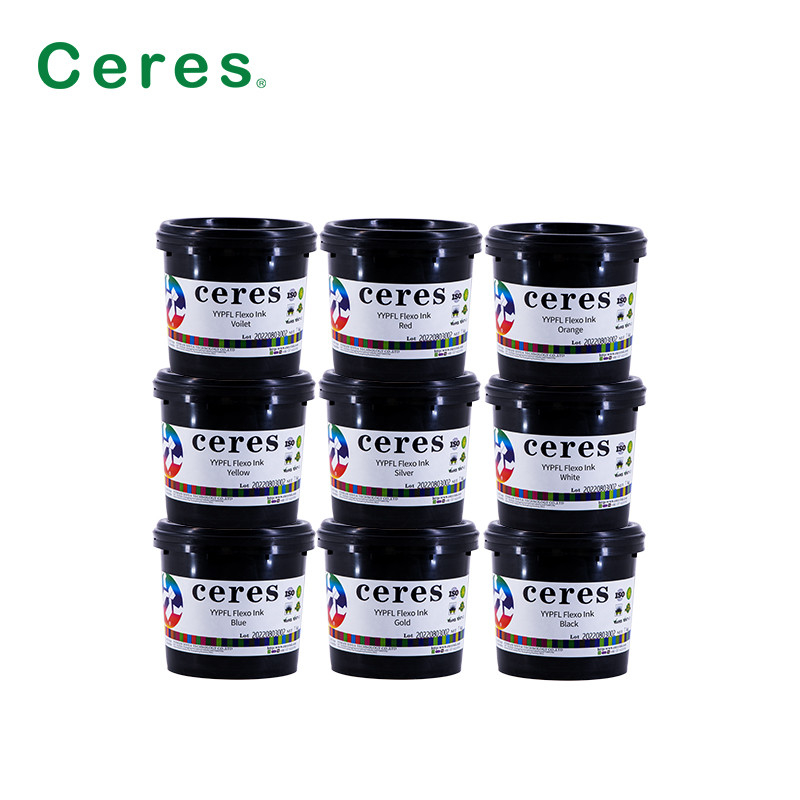 YY PFL Flexo Printing Ink Warna Panton Untuk Pakaian Merek Dagang