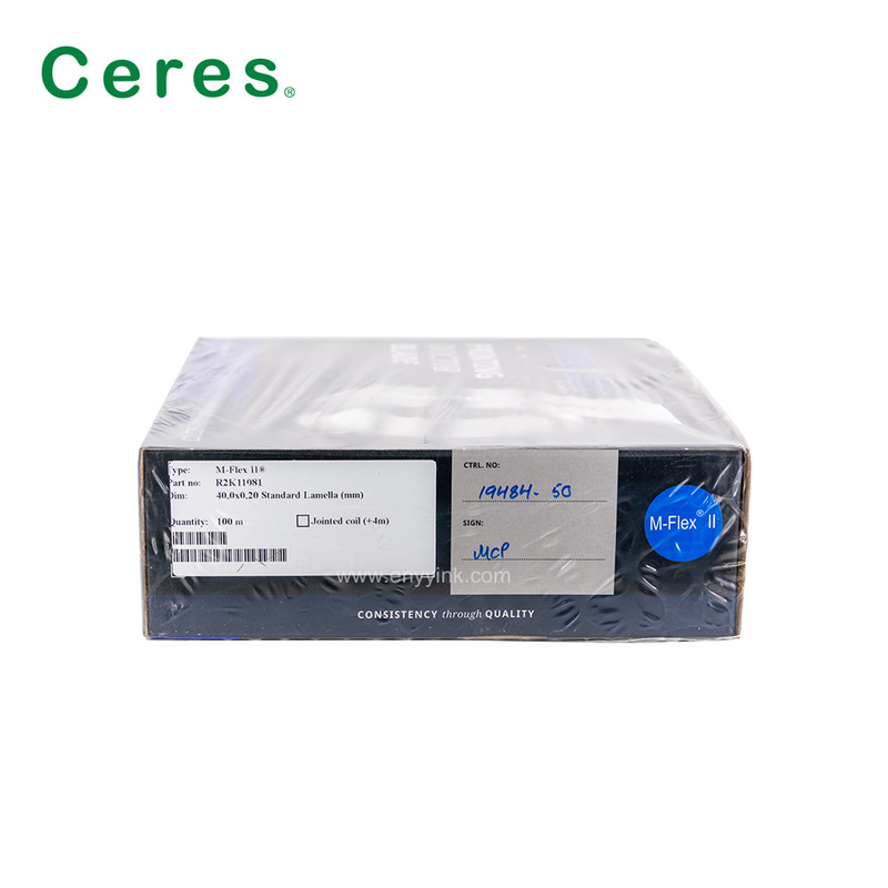 SWEDCUT MicroNox II Mesin Pencetakan Baja Ringan Bagian Cadangan 40 * 0,2mm Bilah Dokter