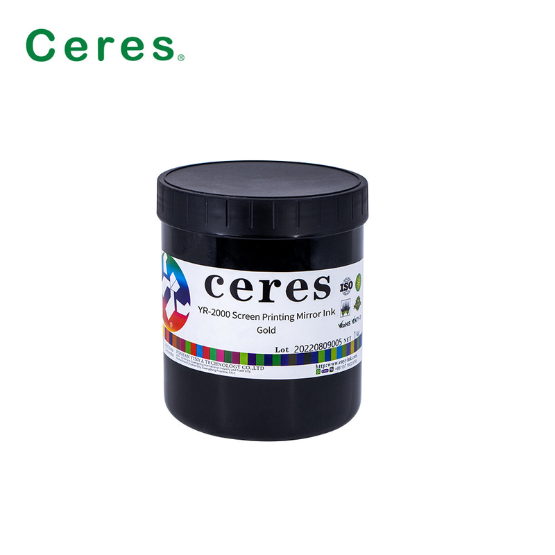 1Kg / Can Security Screen Printing Ink Mirror Silver And Gold Warna