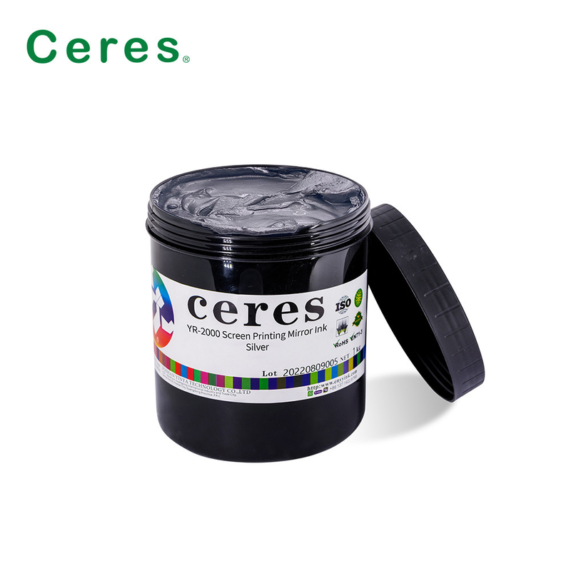 1Kg / Can Security Screen Printing Ink Mirror Silver And Gold Warna