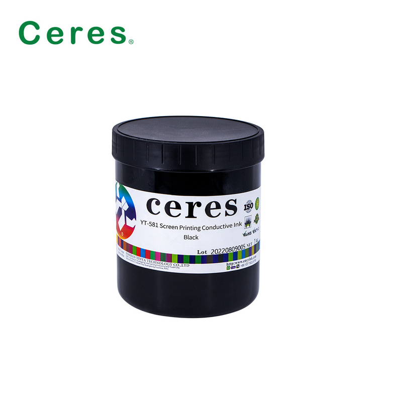 75ohm Carbon Security Printing Ink Silver Color Untuk Papan Sirkuit