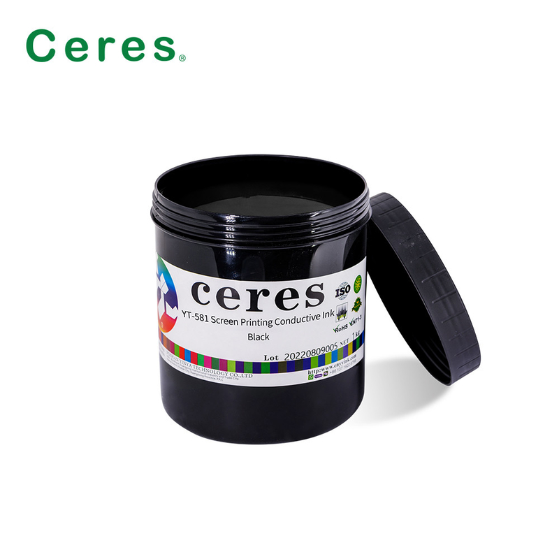 75ohm Carbon Security Printing Ink Silver Color Untuk Papan Sirkuit