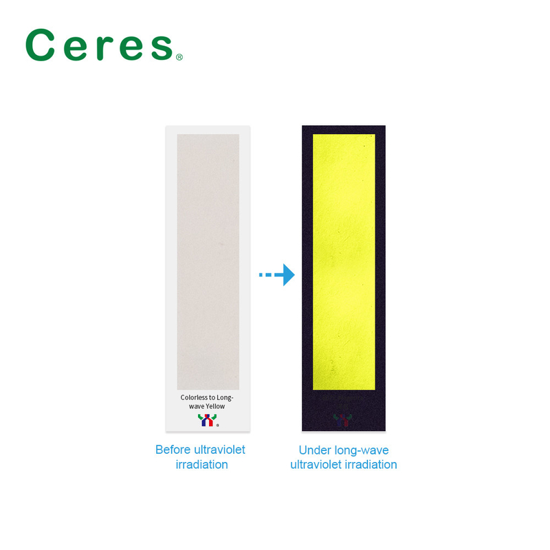Pencetakan Offset UV Tinta Invisible Tidak Berwarna Ke Kuning Normal kering