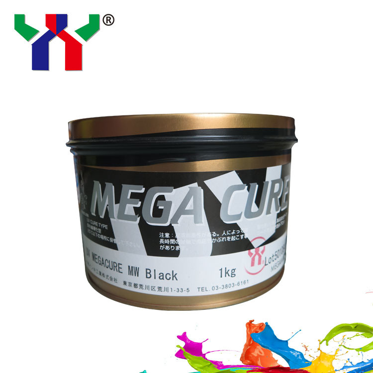 Offset Tinta Warna Putih 1kg Kaleng Tinta Percetakan UV Curing Msds NW90 Pengeringan Cepat