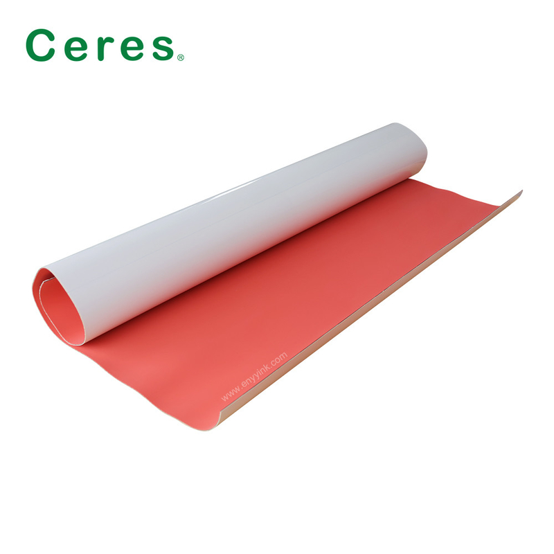 UV Warna Merah Self Adhesive Pencetakan Selimut Karet 1.95mm Ketebalan