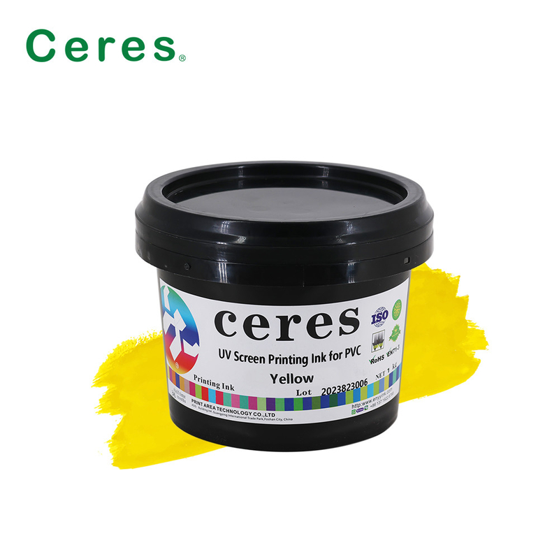 CMYK UV Screen Printing Ink Untuk Plastik Kaca PP PE PET LDPE HDPE