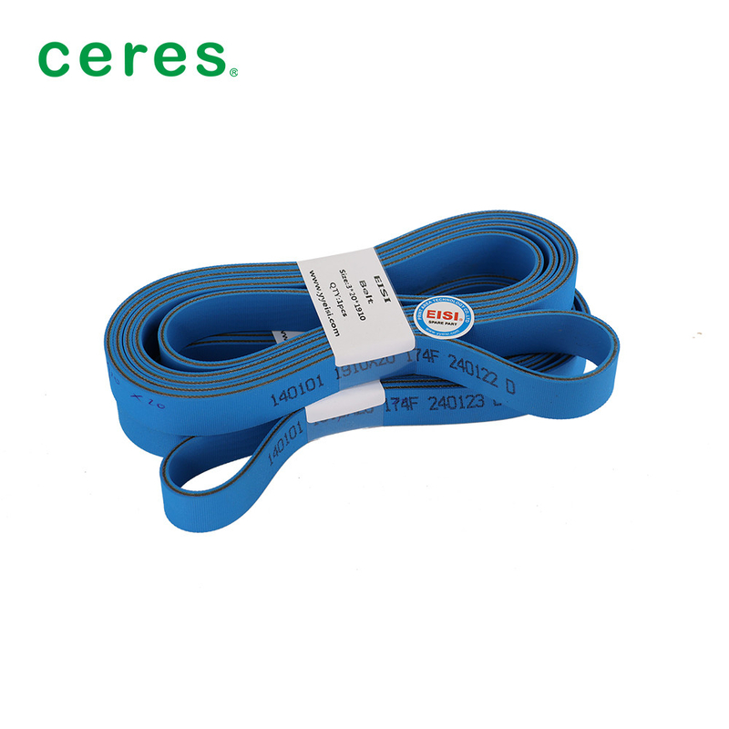 Sabuk Lapis Karet Nylon Sandwich Biru/NBR Untuk BOBST/HOSON/GAOTIAN Folder Gluer