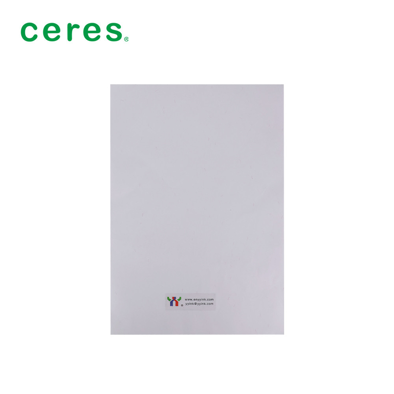 A4 Keamanan UV Fiber Paper terlihat merah dan tak terlihat biru Serat dengan panjang 3 mm