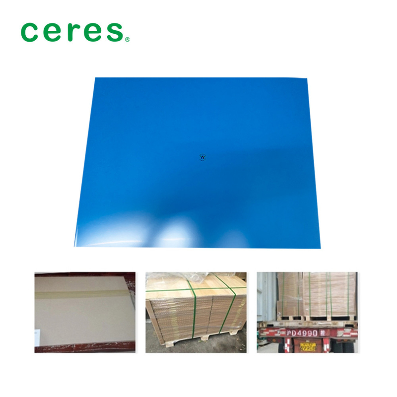Tinggi Printability Biru Warna Ctcp Plat 0.15 Dan 0.3mm Ketebalan