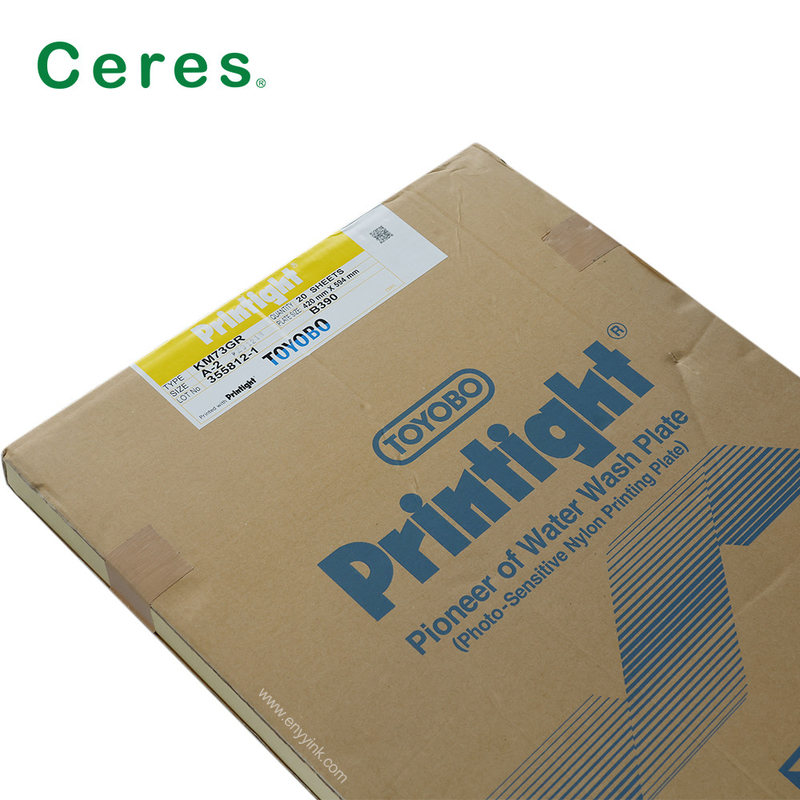 KM73GR Piring Pencetakan Flekso Cuci Air Toyobo Piring Resin Tekat Ukuran A2