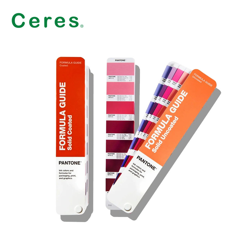 GP1601B Panduan Rumus Pantone Lapisan Tidak Lapisan 2390 Warna 2 Pcs Set