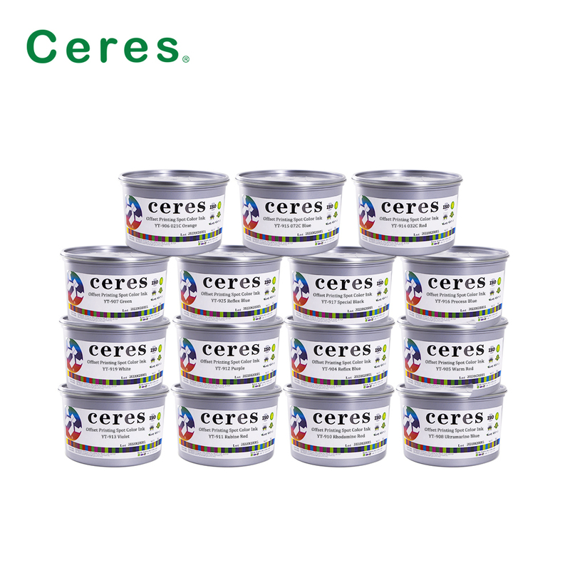 YT-916 Model Process Blue Pantone Offset Printing Ink with EN71-3 RoHS Compliance in 1kg/can Packing