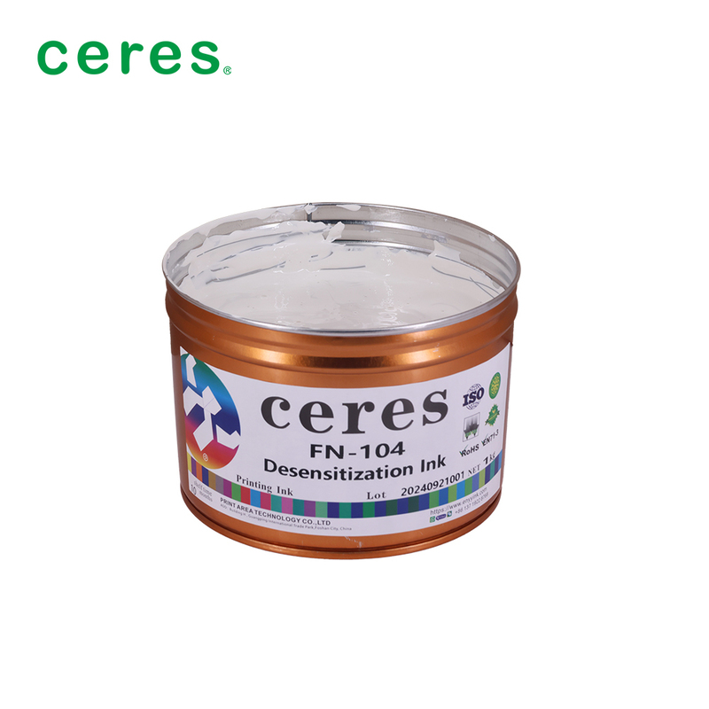 Japan Import Solvent Based Desensitizing Ink for Carbonless Copy Paper in 1kg Tin with 12 Months Shelf Life