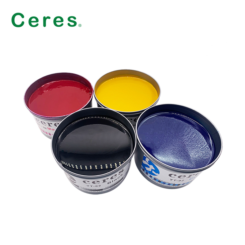 Tinta Cetak Offset Berbasis Minyak Model Ceres High Gloss YY02/YY03/YY09 dengan Masa Berlaku 2 Tahun