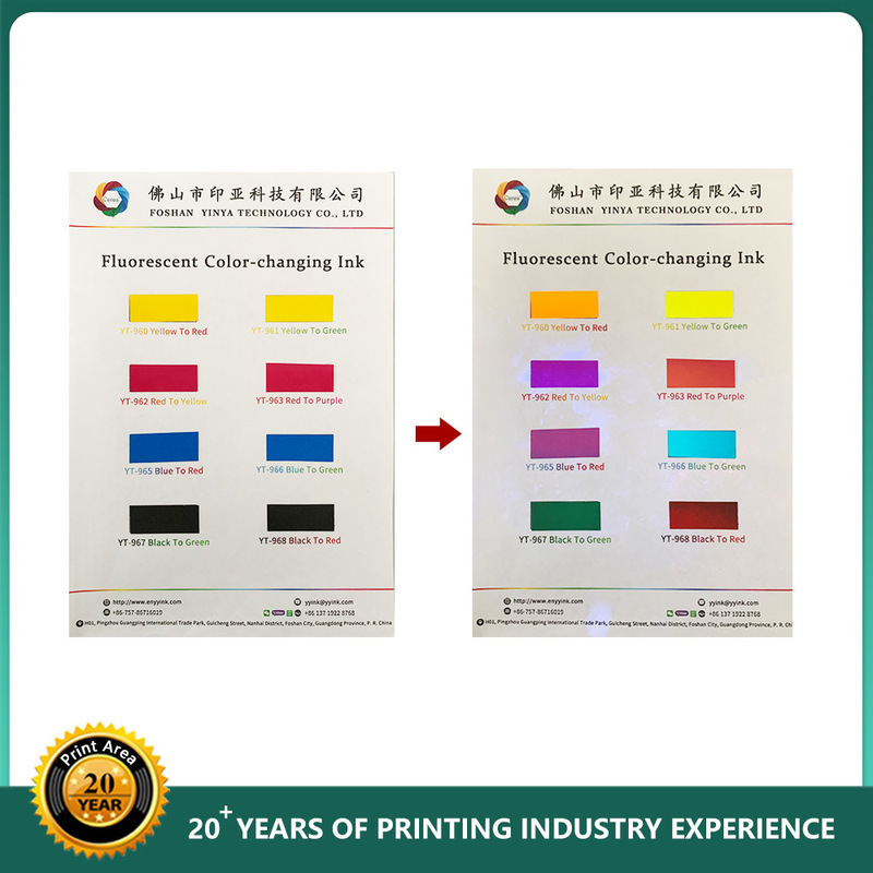 Nature Dry UV Offset Ink Pantone 803 Yellow Fluorescent Printing Ink untuk Offset Printing dalam 1KG/CAN
