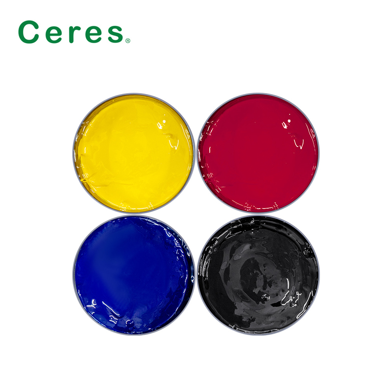 Ceres YT-06 Solvent Based Offset Printing Ink for Melamine dengan paket 1KG/CAN dan kualitas A+ Grade