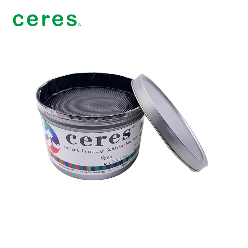 Tinta Sublimasi Magenta untuk Percetakan Offset dengan suhu transfer 180-220 derajat dan berat kertas 70-110 gram untuk perbedaan warna kecil