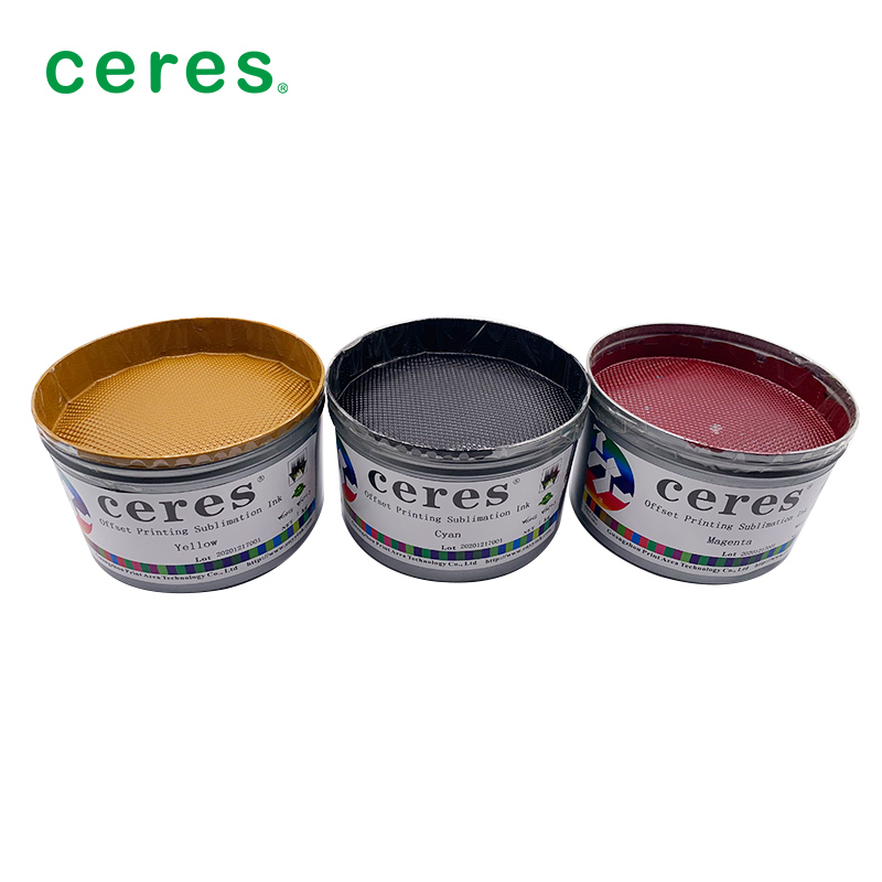 Tinta Sublimasi Magenta untuk Percetakan Offset dengan Perbedaan Warna Kecil Reproduksi yang Baik dan 4 Warna Mesin Cocok