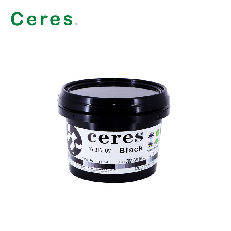 EN71-3 Tinta Offset UV Bersertifikat Kelas A+ dengan Validitas 1 Tahun untuk Pencetakan CMYK Berkualitas Tinggi