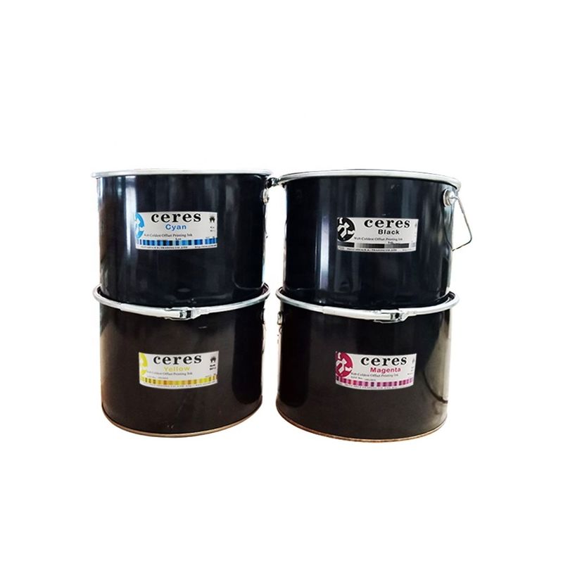 Pencetakan Surat Kabar Coldset Web Offset Ink Solvent Berbasis untuk Pencetakan Surat Kabar dalam 20kg Iron Barrel