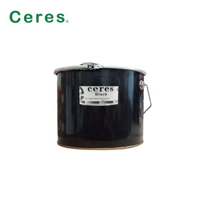 Pencetakan Surat Kabar Coldset Web Offset Ink Solvent Berbasis untuk Pencetakan Surat Kabar dalam 20kg Iron Barrel