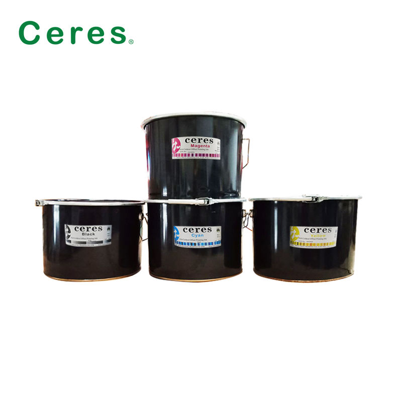 Pencetakan Surat Kabar Coldset Web Offset Ink Solvent Berbasis untuk Pencetakan Surat Kabar dalam 20kg Iron Barrel
