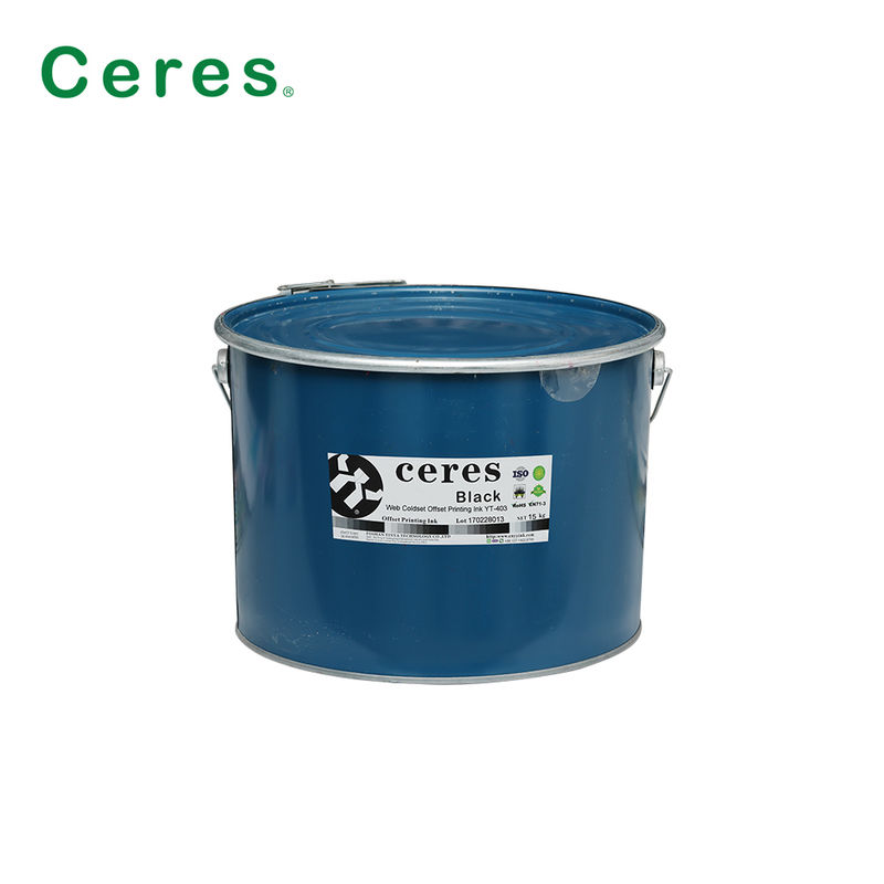 Web Coldset Offset Printing Ink for Newspaper Printing with Strong Ink Transfer in Iron Barrel Packing (Tinta Cetak Offset Web Coldset untuk Pencetakan Surat Kabar dengan Transfer Tinta Kuat dalam Pengemasan Barel Besi)