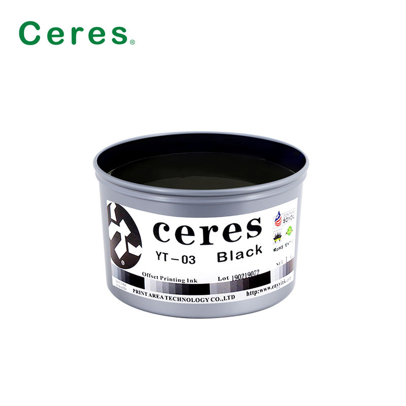 Ceres YT-03 Tinta Offset Soya Berkilau Tinggi yang Mesra Lingkungan untuk Pencetakan CMYK