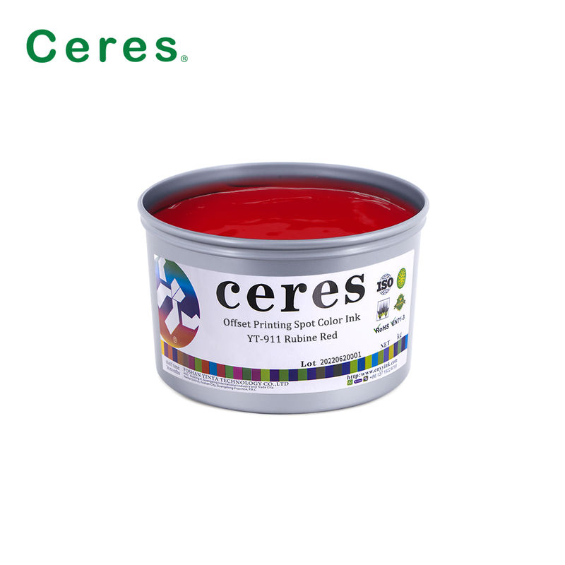 Pantone Spot Color Solvent Based Offset Printing Ink dengan Opacity Tinggi untuk Printing Package