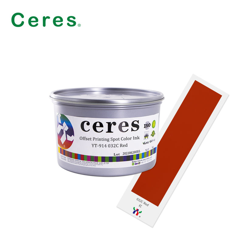 Pantone Spot Color Solvent Based Offset Printing Ink dengan Opacity Tinggi untuk Printing Package