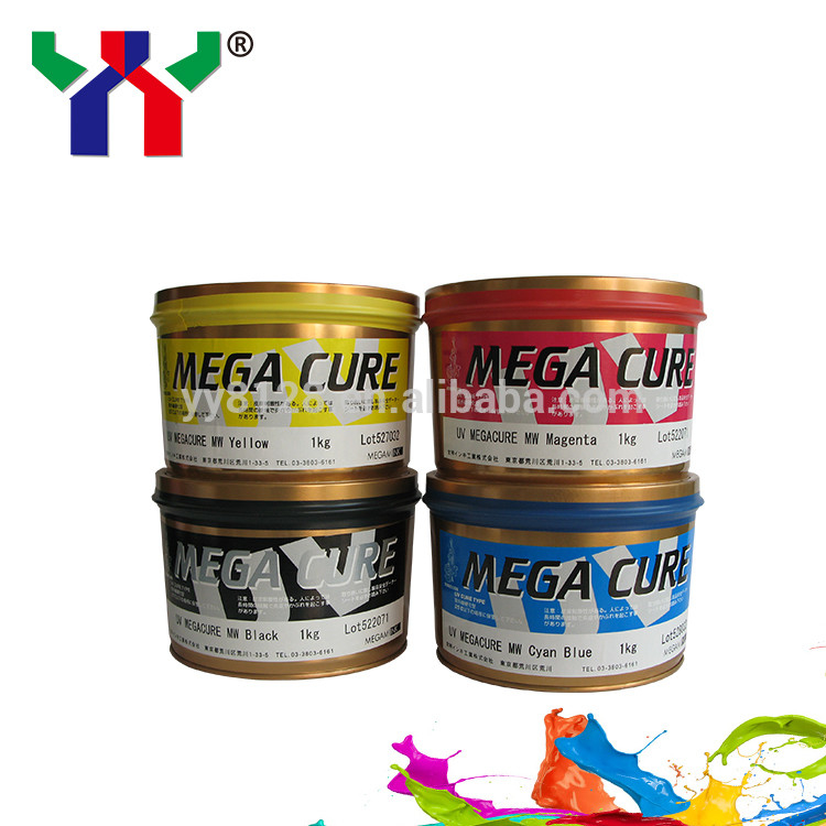 Tinta Offset UV PE PET yang kuat 1kg Kaleng Tinta Pencetakan PVC Cmyk Warna
