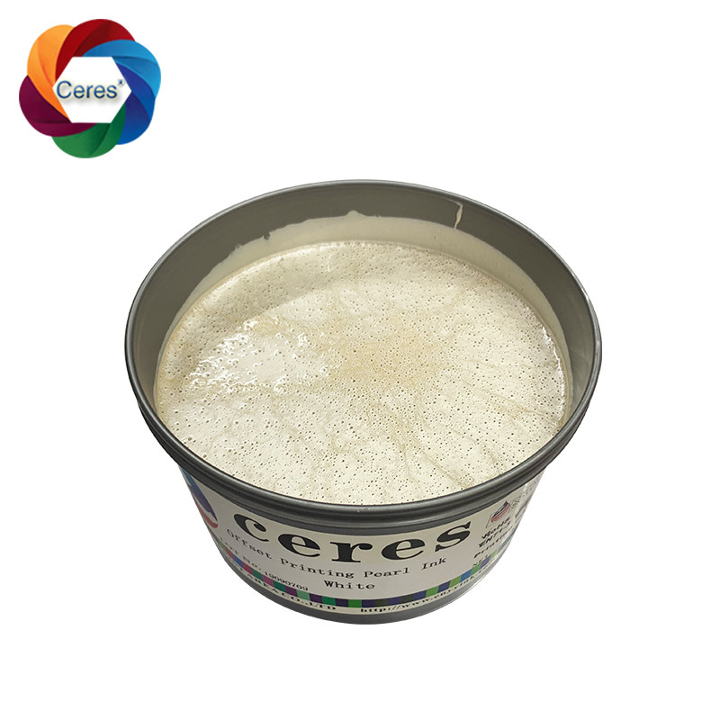 Gravure Gold White Paper Ink 1kg Can Security 3D Stereo Pearl Ink Offset Printing