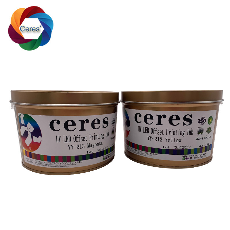 MSDS UV Offset Ink Ceres 1 Kg Can Solvent Based Ink YY-213 Pengeringan Cepat