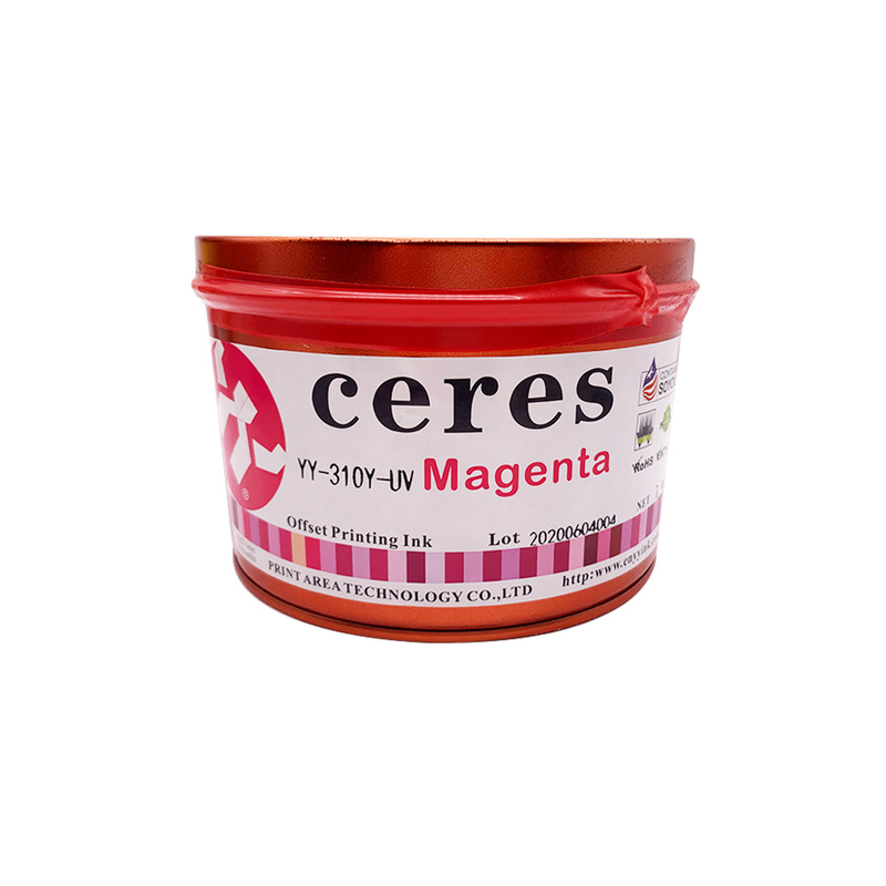1 Kg Can UV Offset Printing Ink CMYK Reflex Blue Spot Color Ink Solvent Based