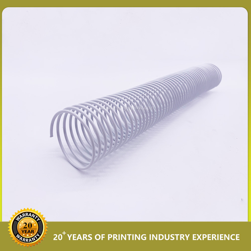 Kalender Double Spiral Coil Binding Pitch 3:1 1.4mm Nylon Steel Double Wire Book