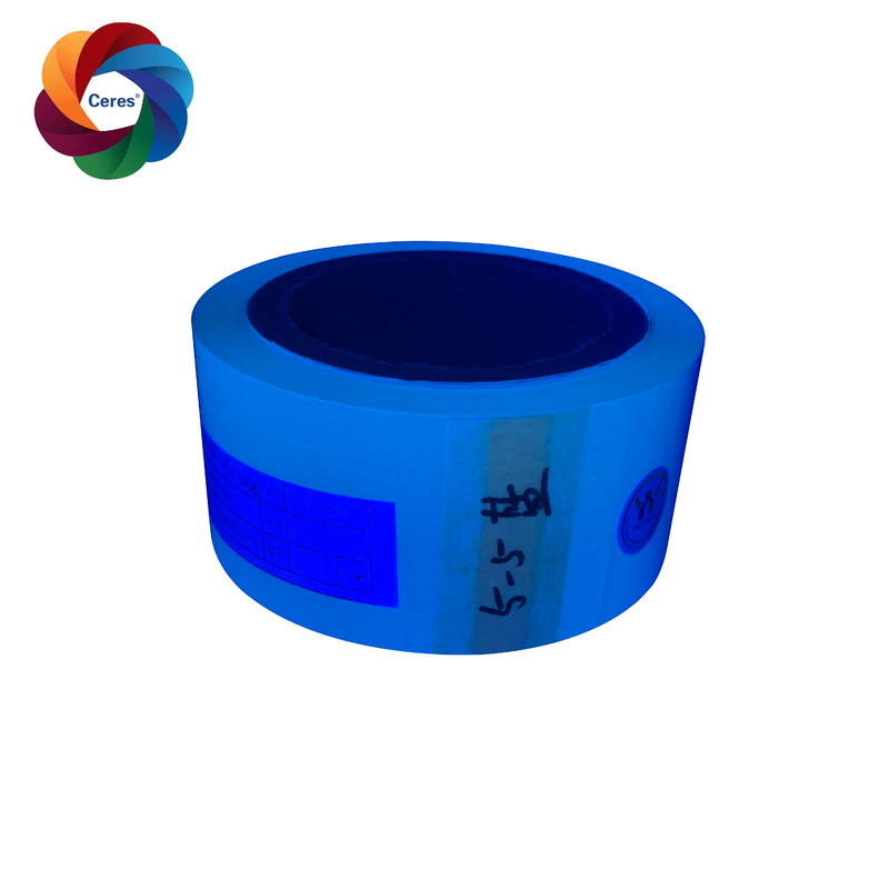 PET 27 Mic Hot Stamping Film UV Invisible Ink Blue Bopp Paper Lamination Film
