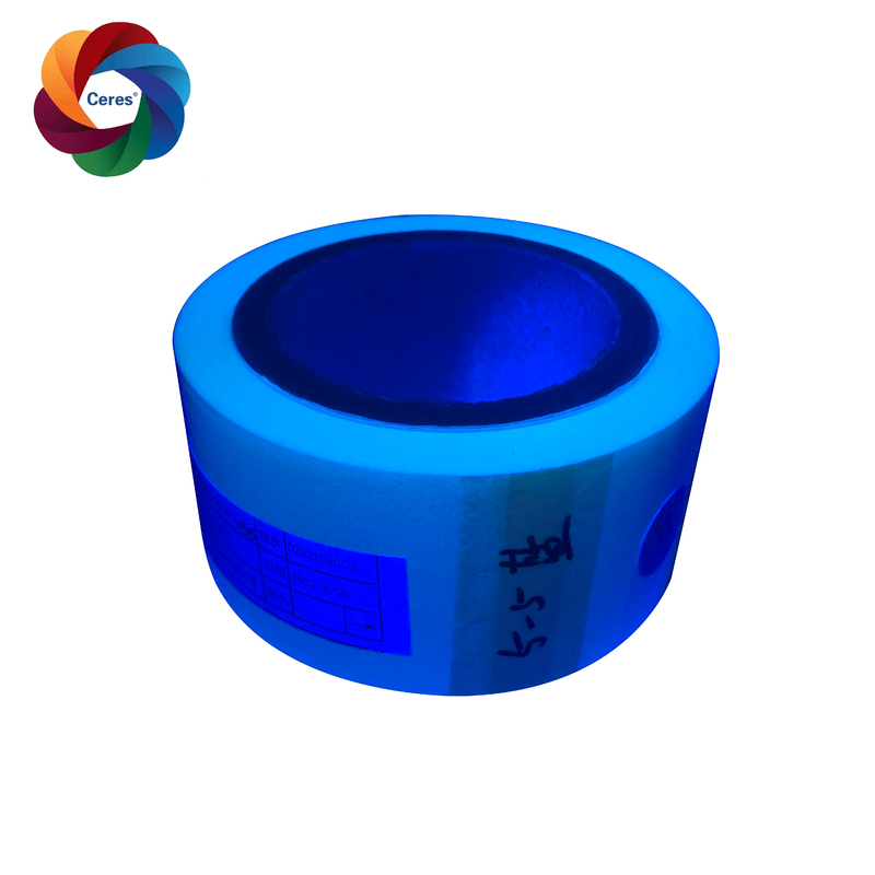 PET 27 Mic Hot Stamping Film UV Invisible Ink Blue Bopp Paper Lamination Film