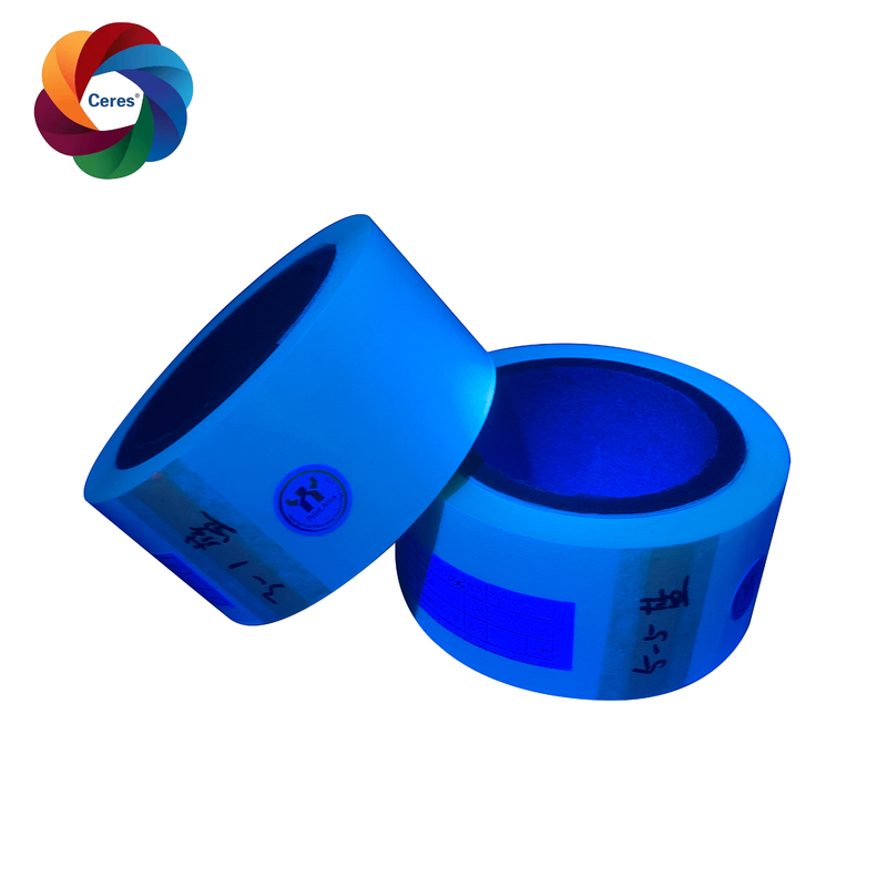 PET 27 Mic Hot Stamping Film UV Invisible Ink Blue Bopp Paper Lamination Film