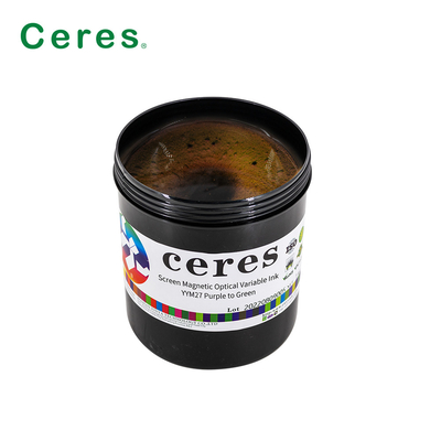 Ungu Untuk Green Screen Printing Magnetic Ink Optical Variable Ink Untuk Plastik