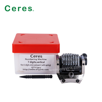 Leibinger Mesin Penomoran Bagian Mesin Offset GTO 7 digit mundur Gothic