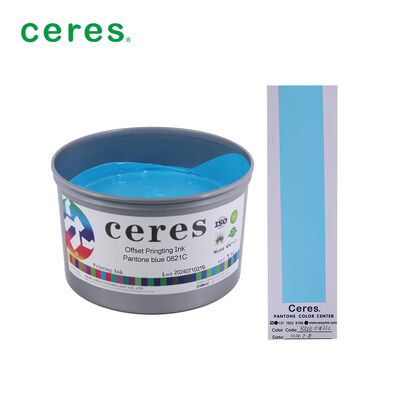 Ceres Offset Pantone Printing Ink 0821c Biru