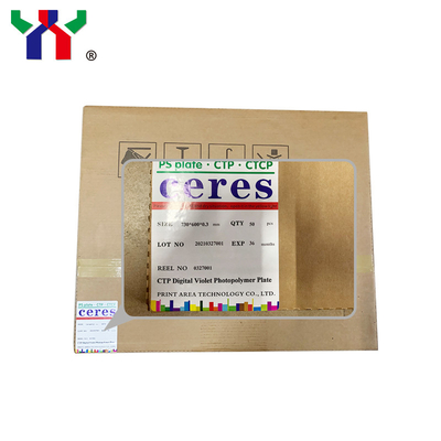 Ceres Offset Printing Plates Photopolymer CTP Digital Violet Aluminium