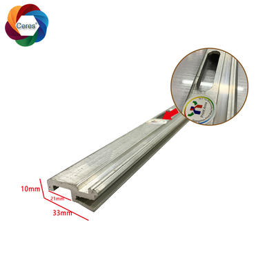 Bar Offset Pencetakan Karet Selimut Logam Aluminium Bar Clip Baja